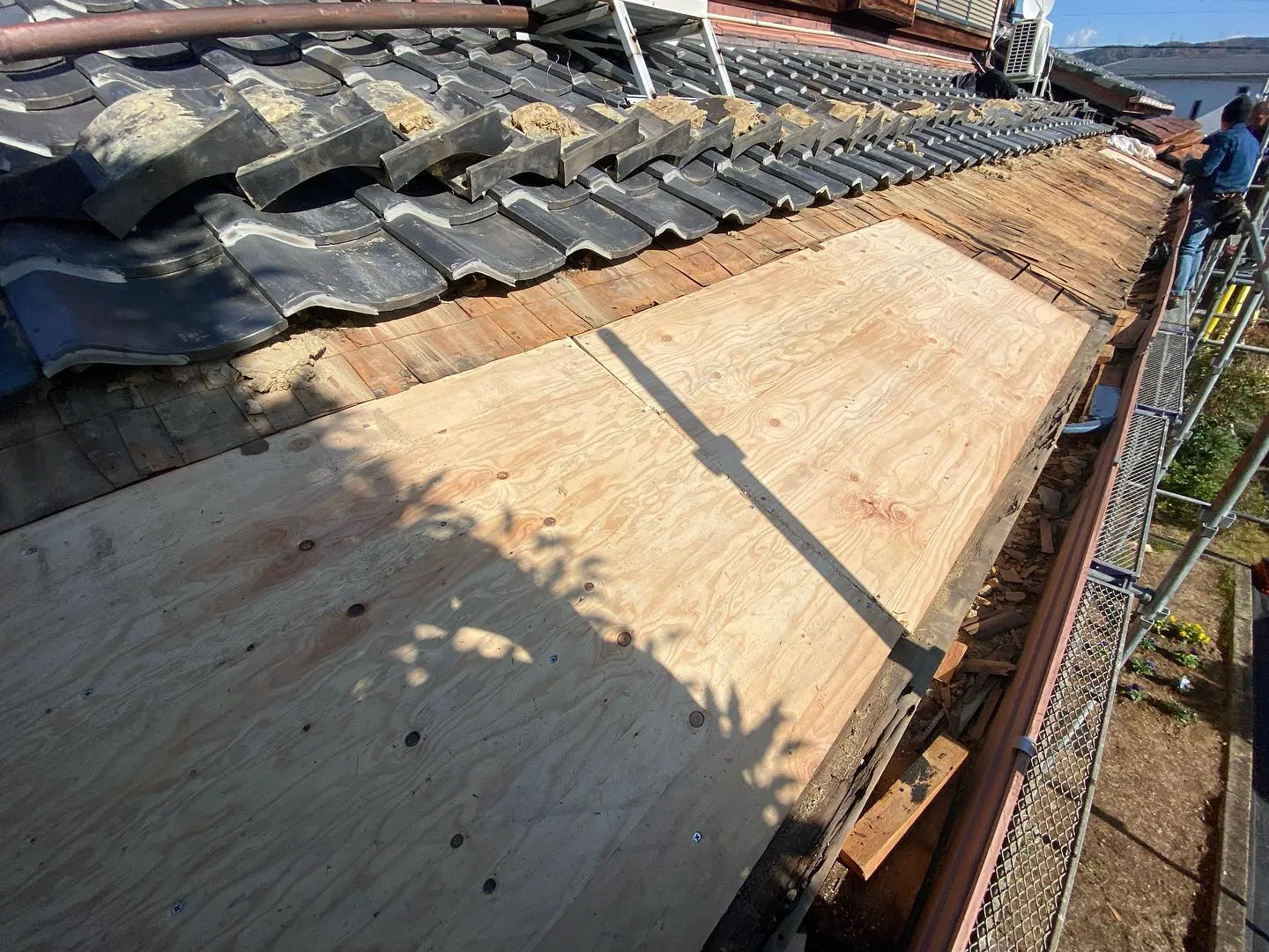 段々と少なくなってきている銅板葺の屋根。
