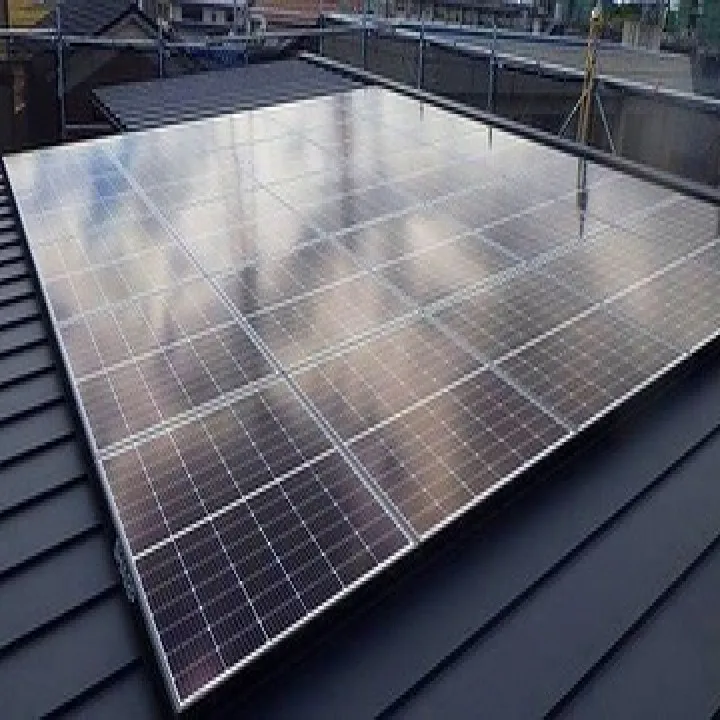 新築の２世帯住宅に太陽光発電システムを設置