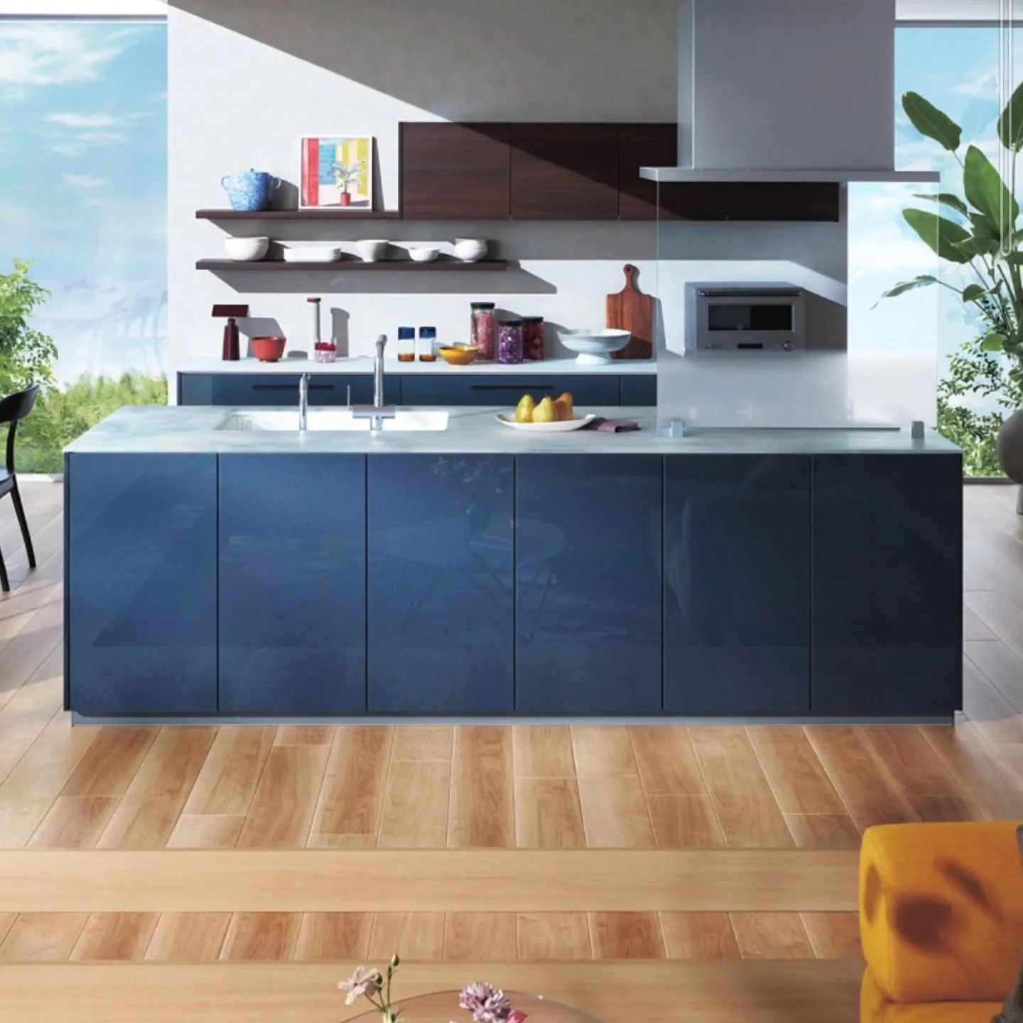 新しいキッチンは、毎日の料理がもっと楽しく、もっと快適に。