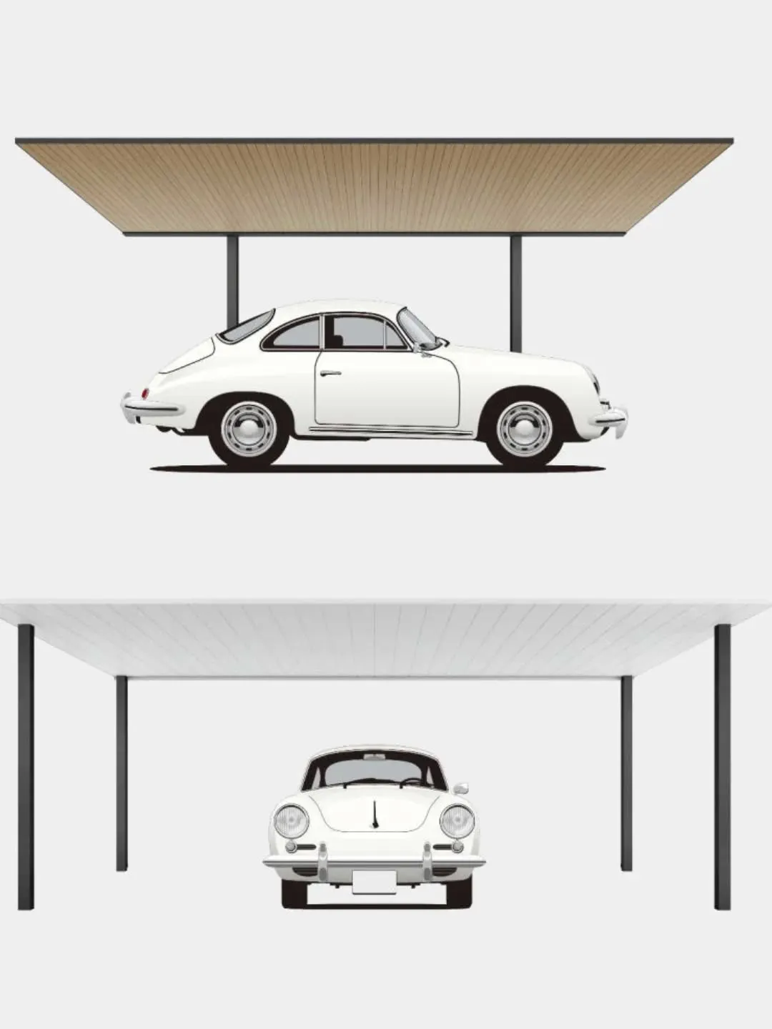 お気に入りのマイカーの駐車場をつくろう！